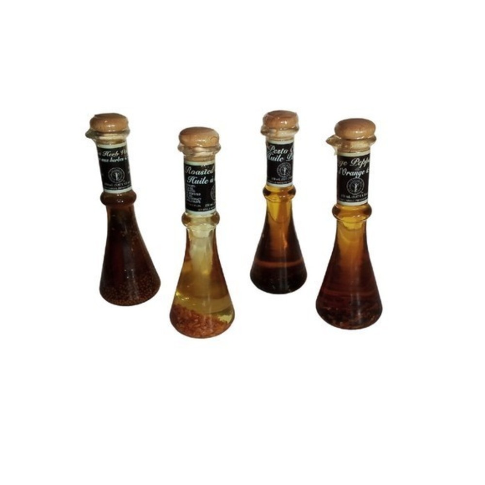Vintage Herb / Pickled Decoration‎ Only Not For Consumption Set Of Four